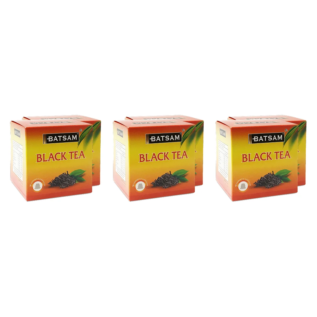  BATSAM™ Black Tea 6x10 Capsules (Nespresso® compatible) — Package Front View