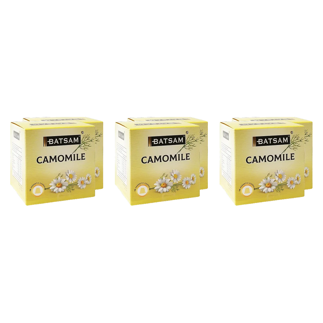 BATSAM™ Camomile Tea 6x10 Capsules (Nespresso® compatible) — Package Front View
