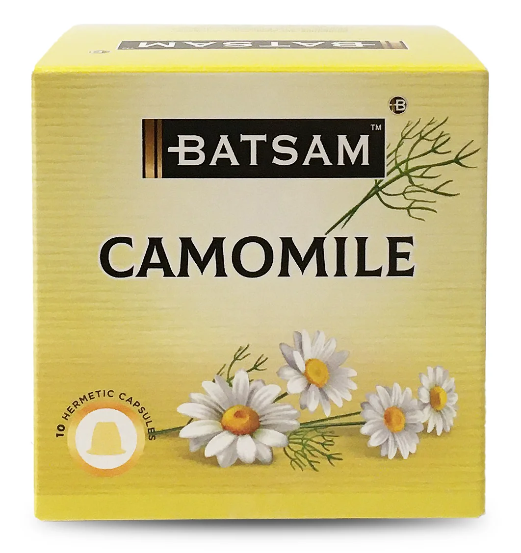 BATSAM™ Camomile Tea Capsules — Front View