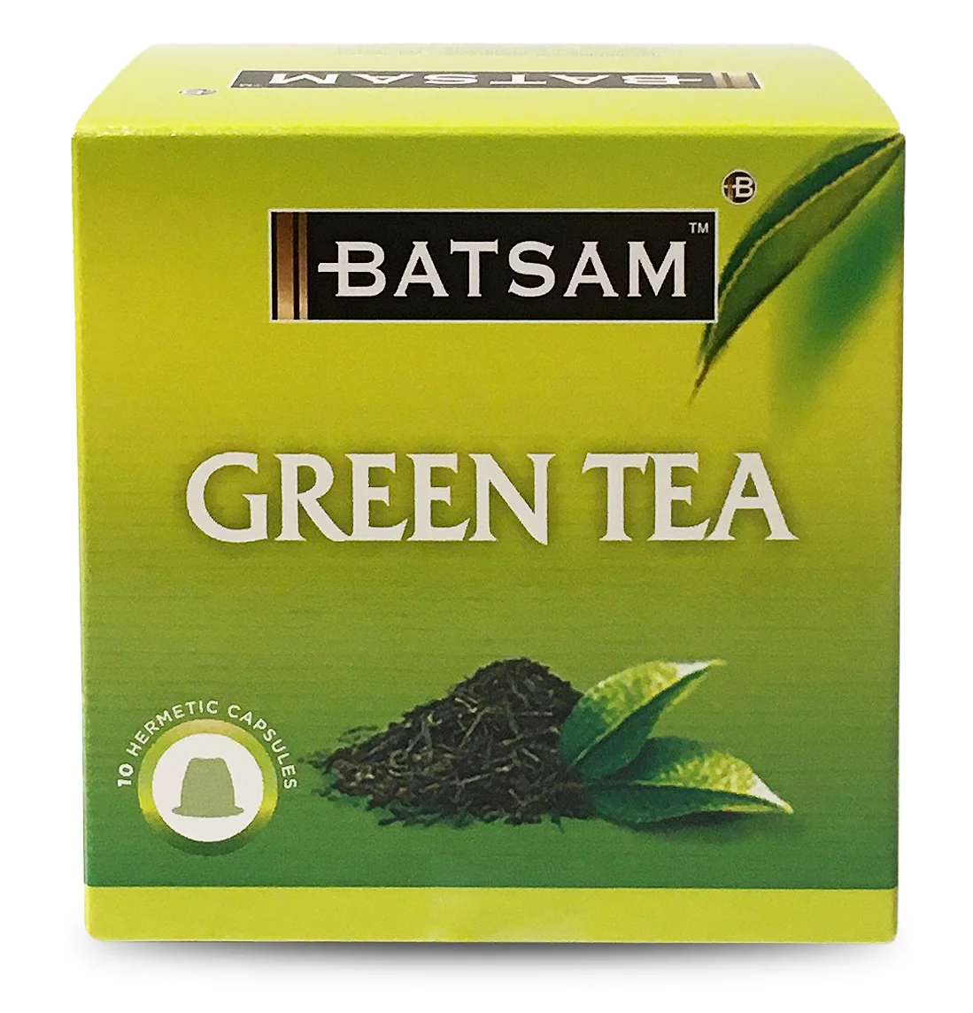 BATSAM™ Green Tea Capsules — Front View