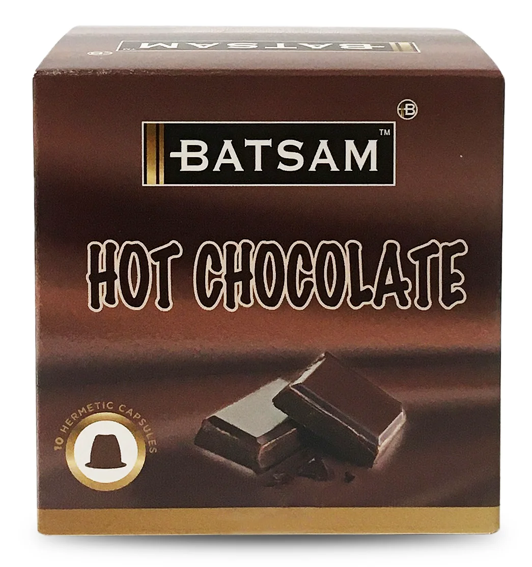 BATSAM™ Hot Chocolate Capsules — Front View