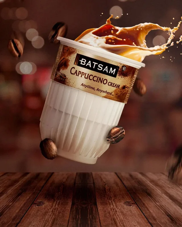 BATSAM Instant Coffee Cup Banner