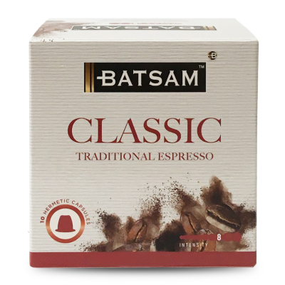 BATSAM™ Classic Traditional Espresso Coffee Capsules (Nespresso® compatible) - Front View