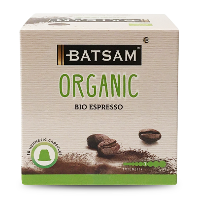 BATSAM™ Organic Bio Espresso Coffee Capsules (Nespresso® compatible) - Front View