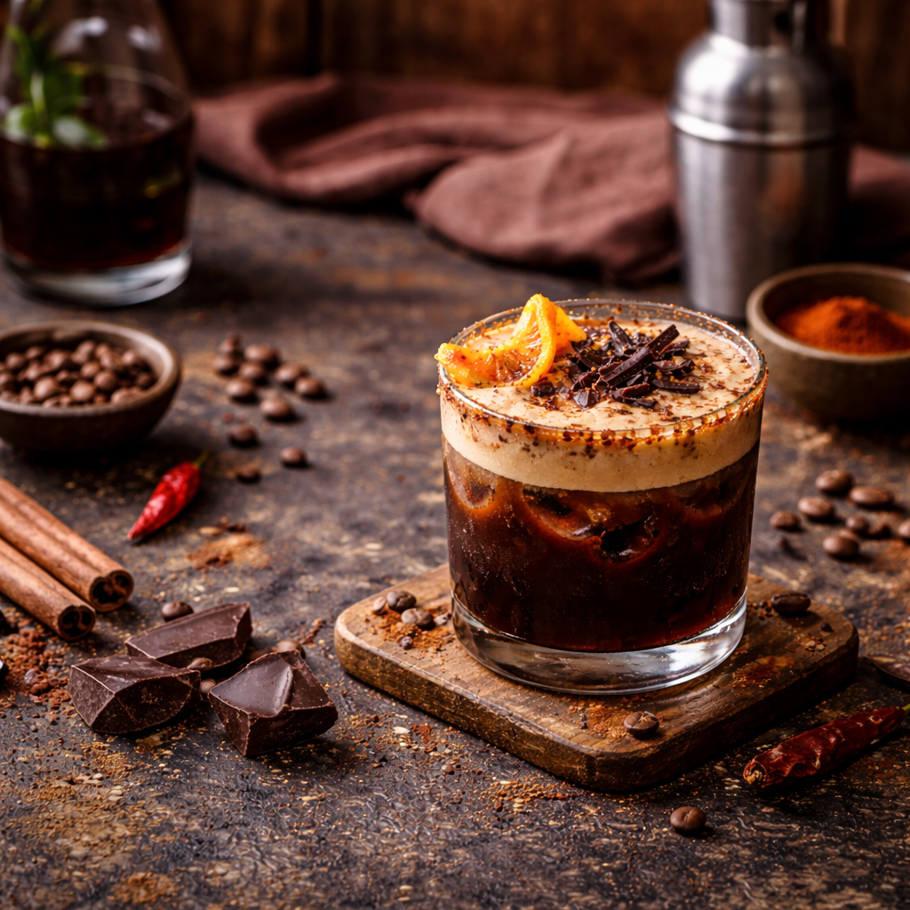 Spicy Mocha Shakerato 