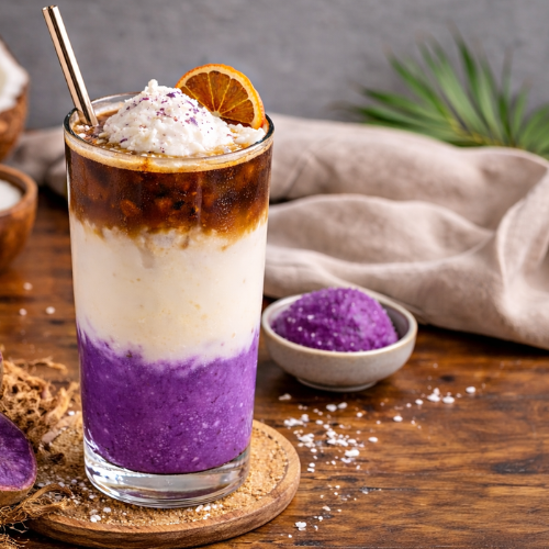 Filipino-Inspired: Ube Coconut Iced Latte